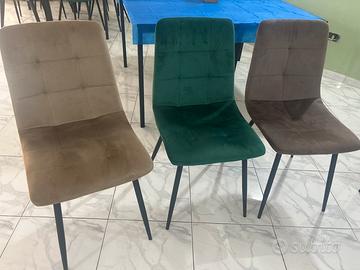 Sedie velluto
