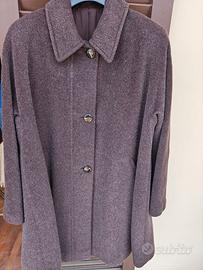 Cappotto marrone/violaceo