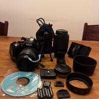 Reflex Nikon D3100 + 2 Obiettivi Originali