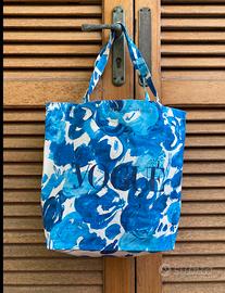 Vogue Blu Azzurra - Borsa Tote Bag In Cotone