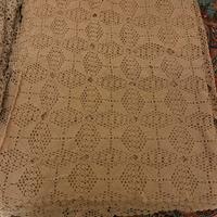 Copriletto fatto a mano all’ uncinetto