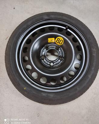 ruotino scorta opel astra j con cerchio R16