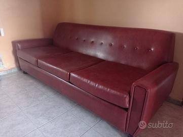 Divano letto in similpelle