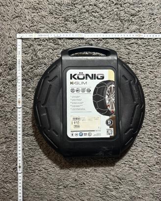 Catene da neve König K-Slim 103 7mm nuove auto