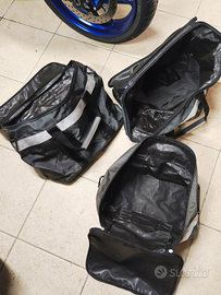 Tris borse interne per bauli moto GS, Africa Twin