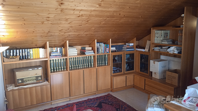 Soggiorno impiallacciato legno