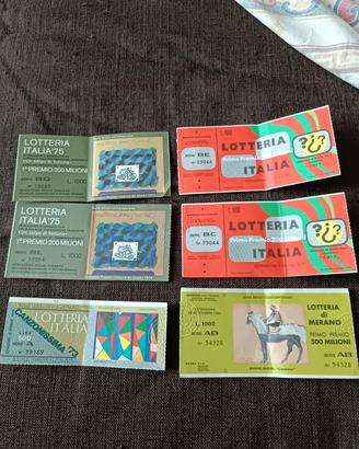 biglietti lotteria 