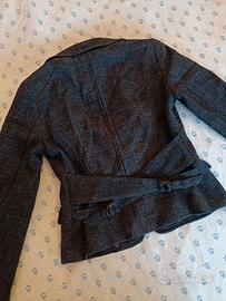 ETRO MILANO giacca donna lana mohair lino S