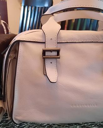 Borsetta COCCINELLE bianca in pelle