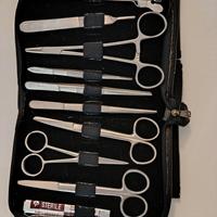 strumenti per sutura in acciaio inox chirurgico