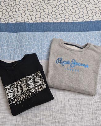 felpe 12 anni Guess Pepe jeans 