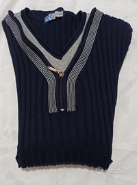 Maglia uomo maniche lunghe blu