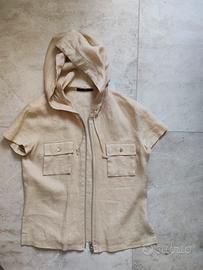 camicia a manica corta con cappuccio seventy