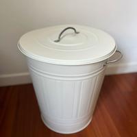 Bidone metallo con coperchio ikea knodd 40 L