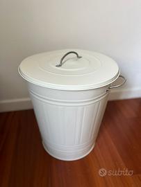 Bidone metallo con coperchio ikea knodd 40 L