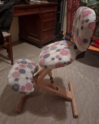 Sedia ergonomica in stile Stokke