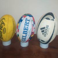 Rugby lotto tre palloni