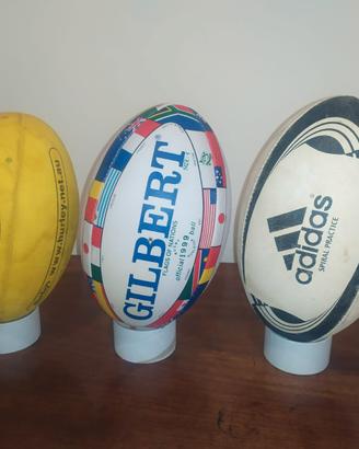 Rugby lotto tre palloni