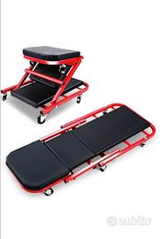 lettino carrello officina 2 in 1