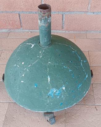 Base in cemento per ombrellone con ruote di suppor