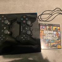 PlayStation 3 Super Slim+ 2 controller+1 gioco