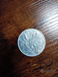 10 lire 1950 errore di conio 