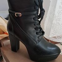 Stivaletti stringati Anna Field tg.37 - tacco 10