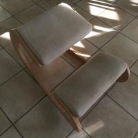 sedia posturale ergonomica a dondolo per lavoro