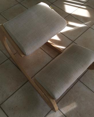 sedia posturale ergonomica a dondolo per lavoro