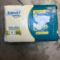 Pannoloni Serenity a strappo taglia S