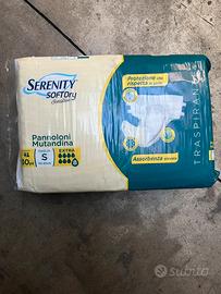 Pannoloni Serenity a strappo taglia S