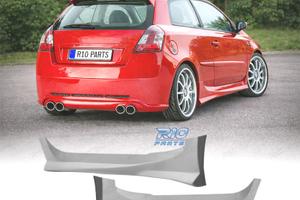 MINIGONNE LATERALI FIAT STILO 3P 01-08 LOOK TURBO