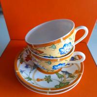 Set 2 tazze da tè originale Hermès linea La Siesta