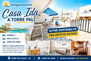SuperPROMO AGOSTO *250mt MARE Torre Pali PostoAuto