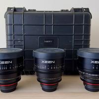 SAMYANG XEEN CINE LENS EF Kit 24/35/50mm T1.5 + VA