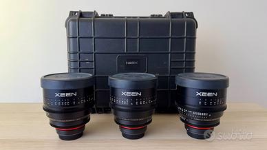 SAMYANG XEEN CINE LENS EF Kit 24/35/50mm T1.5 + VA