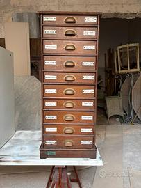 Cassettiera porta vetri dí orologi tasca