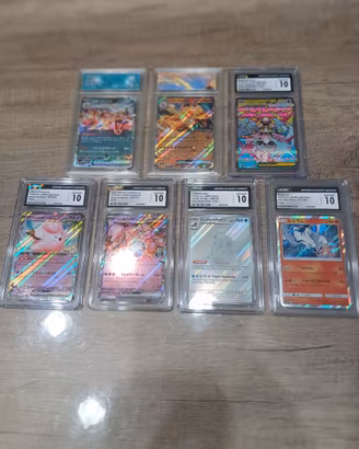 lotto carte pokémon CGC 10 Gem Mint