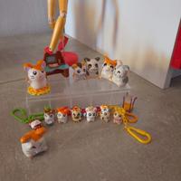 Lotto hamtaro figurine giochi preziosi sorpresine