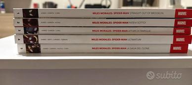 Fumetti Miles Morales Spider Man cartonato 1-5