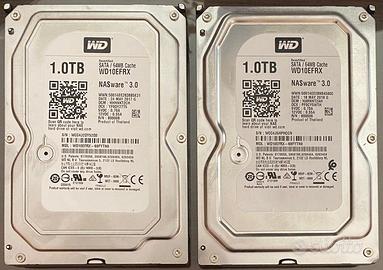 N. 2 HDD WD 1.0TB SATA / 64MB Cache WD10EFRX