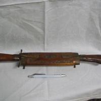 Antico set posate coltello e forchetta intagliato
