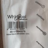 Resistenza NUOVA originale per lavatrice Whirlpool