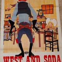 manifesto West and Soda Bruno Bozzetto 