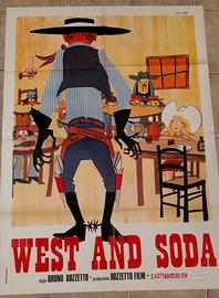 manifesto West and Soda Bruno Bozzetto 