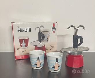 Bialetti set mini express  moka con 2 tazze