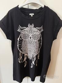 T-shirt OVS Gufo Acchiappasogni Nera
