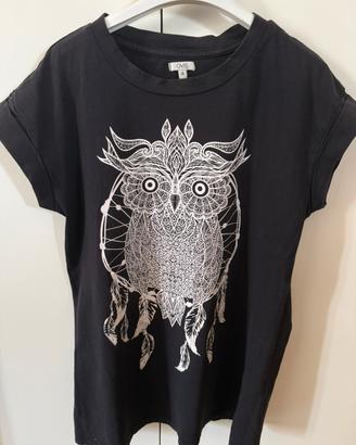 T-shirt OVS Gufo Acchiappasogni Nera