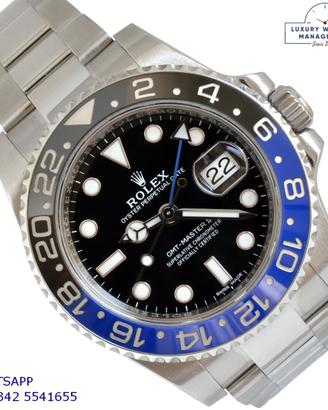 ROLEX GMT Master II Batman Oyster Full Set 2018