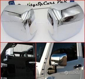 Calotte Specchietti Jeep Wrangler JK Cover Cromata